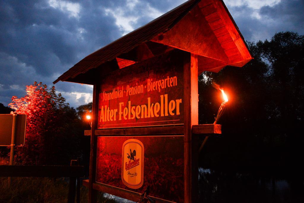 Gasthof Alter Felsenkeller Naumburg  Bagian luar foto