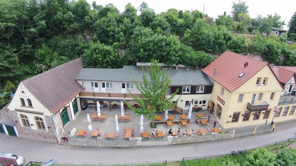 Gasthof Alter Felsenkeller Naumburg  Bagian luar foto